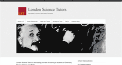 Desktop Screenshot of londonsciencetutors.com